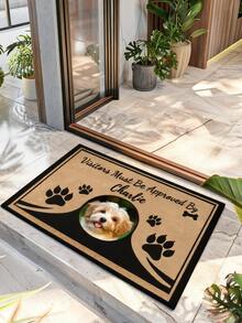 Customized Family & Pet Name Welcome Mat | Customized Name Doormat | Welcome Mat | Housewarming Gift | Pet Lover Gift | New Home Closing Gift. Customized Footprint Family & Pet Name Doormat, Customized Doormat, Pet Owner Gift, Doormat, Housewarming Gift, Personalized Doormat, Welcome Mat