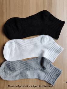 6 đôi tất thể thao thoáng khí, unisex, tất ngắn chống mùi, thấm hút mồ hôi, kháng khuẩn, nhẹ, phù hợp cho thể thao và mặc thường ngày, mùa thu/đông, quà tặng, chúc mừng năm mới! - Nhiều màu - Xem 6