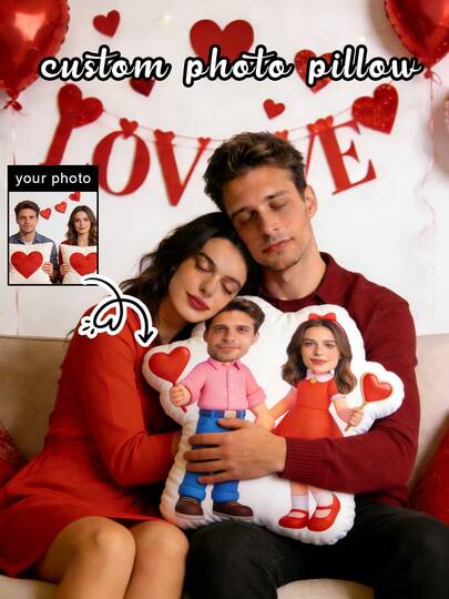 You Can Send Your Favorite Photos To Customize Personalized Photos For Halloween - Soft With Your Face, Multiple Sizes Of Cute Bed Sofa Decoration, Christmas, Thanksgiving, Halloween Birthday Gifts For Friends And Family, Hand Wash Only (No Battery/Electricity Required), Customized Seasonal Gifts