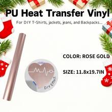 Fluorescent PU Heat Transfer Vinyl Material, Suitable For T-Shirts And Bags, Iron-On Vinyl Material, Suitable For All Cutting Machines, Easy To Cut - Multicolor - View 13