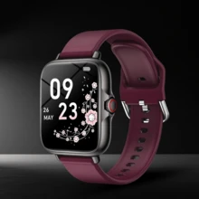 全新热销 1.83 英寸全屏触控智能手表，男女皆宜，具有无线通话功能、计步器、卡路里、多种运动模式、通知、远程摄像头、音乐控制和健身追踪功能，支持 Android 和 iOS 无线连接，是圣诞节、万圣节的绝佳礼物