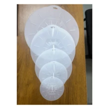 5个装硅胶碗盖，微波炉适用可重复使用硅胶吸盘盖，多种尺寸可选，适合送礼，适用于碗、杯子、盘子、锅、平底锅 - 微波炉防溅盖，炉灶适用，厨房配件，海鲜烹饪盖