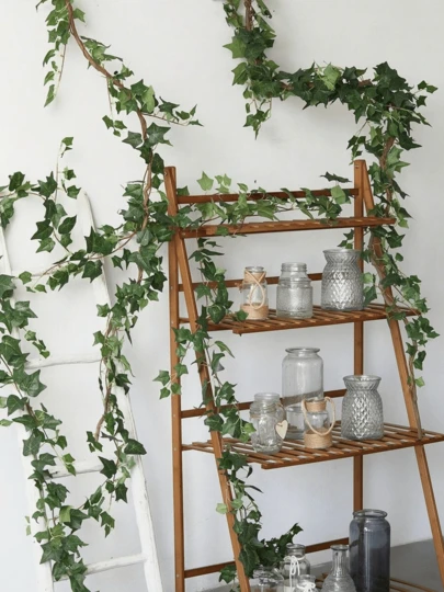 1/2Pcs 200cm Artificial Ivy Vines For Home Decor, Artificial Ivy Greenery Garland, Fake Vines Hanging Plants Backdrop For Room Decor,Wall Decor,Bedroom Decor,Wedding Decoration,Table Decoration,Party And Holiday Decorations,Birthday Decoration,Garden Decor,Indoor Outdoor Decor,Spring & Summer Decor,DIY Decoration,Valentine's Day Decorations