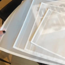 100个哑光扁平袋，高级礼品包装袋，女装包装袋，可重复使用包装袋，加厚防水包装袋，适用于户外旅行服装收纳、节日、婚礼、学校、宿舍、办公室、运输和邮寄、生日和派对礼物包装。 - 彩色 - 查看 4
