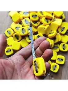 Retractable Pocket Tape Measure Keychain - Inch & Centimeter Dual Scale, Essential For Daily And Party Use - Multicolor - View 2