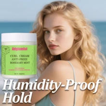 Adglamful Rosemary Curl Defining Cream 250g, No-Rinse Hair Conditioner, Non-Sticky, Reduces Frizz, 72-Hour Curl Hold, High Moisture + Anti-Frizz - Cream - View 4