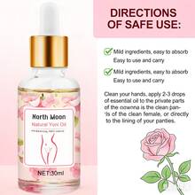 North moon Rose Women's Intimate Care Wash With Collagen & Vitamin C – Scented Gentle Daily Cleansing Formula, Softens And Moisturizes Skin, Helps Maintain Natural Freshness, Provides Long-Lasting Hydration For Comfortable Nourished Feel, 30ml Daily Feminine Hygiene Care - 粉色 - 查看 6