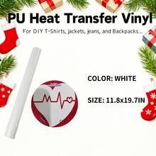 Fluorescent PU Heat Transfer Vinyl Material, Suitable For T-Shirts And Bags, Iron-On Vinyl Material, Suitable For All Cutting Machines, Easy To Cut - Multicolor - View 14