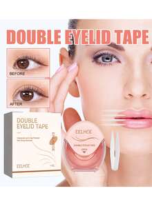 1盒透明双面双眼皮贴，含辅助工具 - 隐形温和双眼皮提拉贴，适用于单眼皮和内眼角，快速矫正单眼皮，不含酒精，亲肤，持久粘性，化妆品级，价格实惠，适合家居装饰、梳妆台、旅行、卧室、化妆配件 - 彩色 - 查看 1