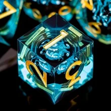 Multi-Eye Monster Dice Set, Suitable For Polyhedral Dice, Sharp Edges, Resin Material, Role-Playing Games/D&D Dice/D&D Gift - Multicolor - View 11