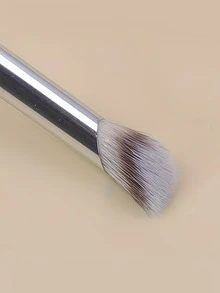 1pc Multi-Functional Precise Coverage Concealer, Soft & Fluffy Finger-Shaped Concealer Brush For Flawless Makeup - Black - View 5