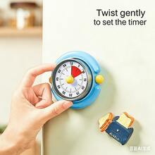 1pc Magnetic Visual Mechanical Timer For Kitchen Cooking & Study, Time Management Self-Discipline Tool
