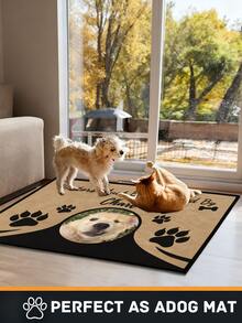 Customized Family & Pet Name Welcome Mat | Customized Name Doormat | Welcome Mat | Housewarming Gift | Pet Lover Gift | New Home Closing Gift. Customized Footprint Family & Pet Name Doormat, Customized Doormat, Pet Owner Gift, Doormat, Housewarming Gift, Personalized Doormat, Welcome Mat