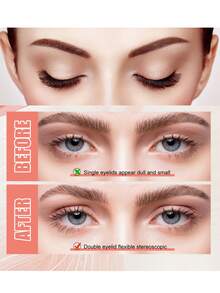 1盒透明双面双眼皮贴，含辅助工具 - 隐形温和双眼皮提拉贴，适用于单眼皮和内眼角，快速矫正单眼皮，不含酒精，亲肤，持久粘性，化妆品级，价格实惠，适合家居装饰、梳妆台、旅行、卧室、化妆配件 - 彩色 - 查看 3