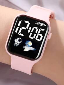 5pcs/Set Women's Fashion Wrist Watches, Versatile High-End Ladies Watch Set - Pink - View 4