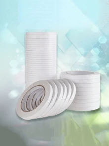 10 Rolls 177.17 Inch Double-Sided Transparent Tape - Strong Adhesive For Office, School, DIY, Scrapbooking, Crafts, Cards And Gifts - White - View 3