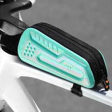 Bicycle Bag, Hard Shell, Convenient Upper Tube Bag, Portable Front Beam Bag For Road Mountain Bikes - Multicolor - View 2