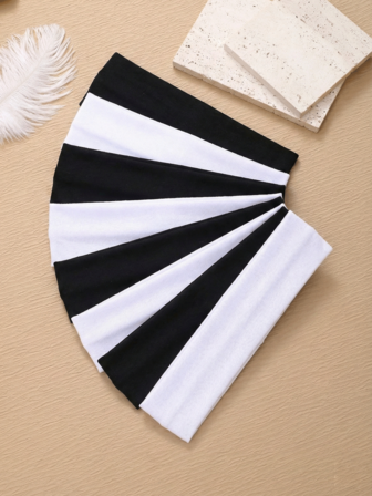 8 Pcs Wide Headbands For Women Non Slip - Black And White Stretchy Hair Bands For Women's Hair, Soft Elastic Sweatbands For Yoga, Running, Workout, Washing Face & Daily Wear Solid Color Casual Headbands For All Seasons Hair Accessories For Women Girls