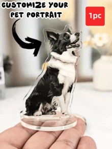 1-2 piezas Soporte acrílico personalizado con foto de mascota - Decoración acrílica personalizada con foto, Soporte acrílico para exhibir imagen personalizada, Adecuado para el hogar, dormitorio, oficina, colorido y de alta calidad, lindo y único, regalo perfecto para amantes de las mascotas, amigos, familia, ideal para aniversario, cumpleaños, Día de los Caídos - Multicolor 3 - Ver 9