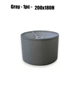 1/2 piezas Pantalla de lámpara de tela, Suministros para bodas, Pantalla de lámpara colgante desmontable, Pantalla de lámpara de pie para decoración del hogar y hotel, Accesorios de iluminación - Multicolor - Ver 17