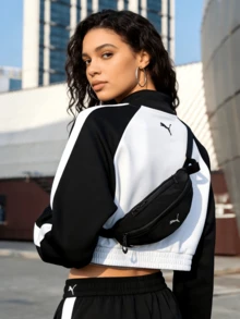 Puma 男女通用便捷胸包、休闲运动斜挎包、户外旅行腰包