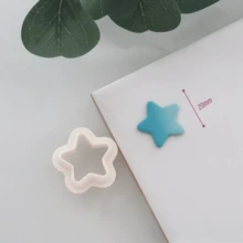 8Pcs Multi-Size Cute Star Polymer Clay Cutters (9-20mm) – Galaxy Theme Craft Tools For DIY Earrings Jewelry Charms & Handmade Accessories - Star8 - Xem 6