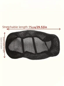 1 tấm bọc yên xe máy, tấm bảo vệ lưới 3D, thảm chống trượt, tấm chống trượt dạng lưới, bọc yên lưới - A - Xem 3