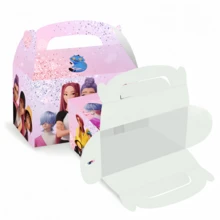 派对礼盒 - 内含12份随机闪光礼品，带提手，内含可爱动漫主题糖果、零食、小礼品袋和包装，适合万圣节、圣诞节、生日等场合。 - 彩色 - 查看 4