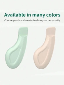 1-Piece Human-Shaped Blackhead Remover Tool - Gentle Pore Cleanser, Silicone Facial Scraper For Deep Cleansing | Facial Shovel Skin Cleanser & Nose Blackhead Extractor | Mild Unisex Skincare Tool | Suitable For Morning & Evening Skincare, Pre-Makeup Preparation, Post-Facial Care, Business Travel, Weekend At-Home Spa, Beauty Gift Sets & All-Season Use - 綠色 - 查看 6