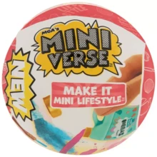 L.O.L.SURPRISE! MGA's Miniverse Make It Mini Lifestyle Series 2 (1 Pack) Mini Collectibles, Mystery Blind Packaging, DIY, Crafts, Resin Play, Replica Items, Molds, Teapots, Teacups, Candles, Vase Collectors, 8+