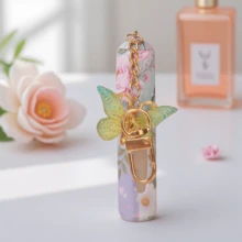 1pc 5ml Portable Mini Refillable Perfume Atomizer Keychain, Travel Size Spray Bottle Accessories For Women Girls, Mom Gifts Vacation Summer Travel Essentials-Blue Butterfly - Bướm xanh - Xem 1