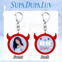 Baby Monster Keychain, Red & Blue Keychain, Double-Sided Cartoon Keychain, Bag Pendant, Car Pendant, Birthday Gift, Party Favor - Multicolor - View 9