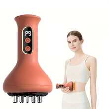 淋巴引流按摩器及抗疲劳智能工具，有效减少妊娠纹和橘皮组织 - 经络按摩器，缓解坐骨神经痛，提供精准舒适的深层组织按摩，功能包括背部按摩、淋巴按摩、深层组织按摩、妊娠纹护理、抗疲劳按摩、智能按摩工具、精准舒适的设计、深层组织技术、便携式按摩工具、橘皮组织护理、孕期妊娠纹护理 - 彩色 - 查看 6