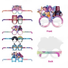 Mattel 12pcs/Set Cosplay Glasses - Fun Character Costume Glasses Set, Suitable For Birthday, Anime Theme Party Supplies, Group Photo Props