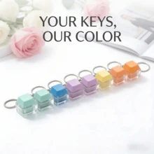 Silent Clicky Fidget Keychain Toy, Portable Stress Relief Press Keycap For Anxiety & Focus Improvement, Mini EDC Gadget For Office Desk, School Study, Ideal Gift For Tech Lovers & Gamers(Valentine's Day) - Màu sắc ngẫu nhiên - Xem 7