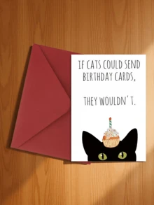 1. “如果猫咪会寄生日贺卡，但它们不会寄” 生日贺卡，附信封，表达爱意，适合送给朋友、丈夫、男友、妻子、女友、家人、兄弟姐妹、父母、伴侣、同事、同学、爱人和挚友，用于生日祝福 - C - 查看 4