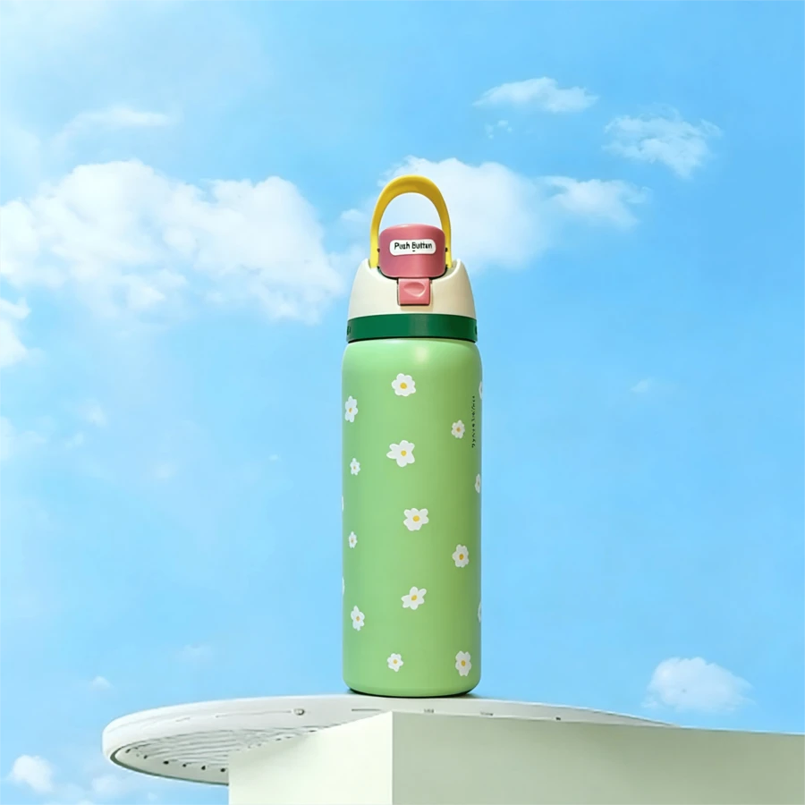 Original 24Oz/32Oz Limited Edition Water Bottle, Sports Water Bottle, Leakproof With Pop-Up Lid, Available In A Variety Of Colors, A Water Bottle Designed For Water Drinkers, Suitable For Fitness, Running, School, Halloween, Thanksgiving Day, Christmas Day Gifts, Gift For Her, New Fashion Women Water Bottle For Women - 32盎司 - 查看 1
