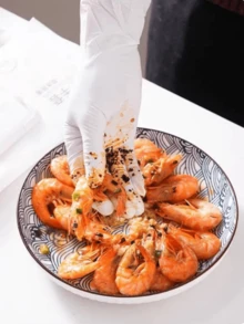 20pcs Reusable Nitrile Gloves, Thick & Durable Washable Cleaning Gloves, Latex-Free, Powder-Free, Non-Slip Long Cuff Gloves, Suitable For Kitchen Dishwashing, Household Cleaning And Food Preparation - Multicolor - View 3