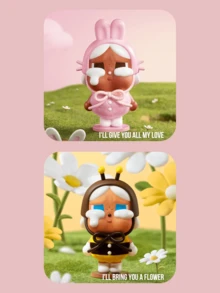 Cry Again Series Blind Box Collectibles, Includes 12 Regular Designs + 3 Hidden Designs, ABS Hard Material Non-Flocked, Cute Blind Box, Toy Blind Box, Exquisite Home Decor Ornament, Birthday And Christmas Gift - Multicolor - View 3