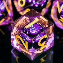 Multi-Eye Monster Dice Set, Suitable For Polyhedral Dice, Sharp Edges, Resin Material, Role-Playing Games/D&D Dice/D&D Gift - Multicolor - View 5