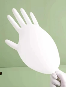 20pcs Reusable Nitrile Gloves, Thick & Durable Washable Cleaning Gloves, Latex-Free, Powder-Free, Non-Slip Long Cuff Gloves, Suitable For Kitchen Dishwashing, Household Cleaning And Food Preparation - Multicolor - View 8