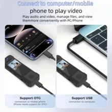 Cámara mini portátil HD 2K Bodycam Grabadora de video digital con infrarrojos, mini cámara para vlogging, cámara corporal grabadora de video portátil, lente de ángulo amplio de 180° giratoria para bicicleta, mascotas, vlogging, reuniones y grabadora de bolsillo - Multicolor - Ver 9
