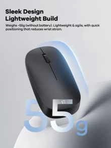 REMAX Silent Ultra-Thin Wireless Keyboard And Mouse Combo, 2.4G + Bluetooth Dual Mode, Multi-Device Connectivity, Ergonomic ABS Keycaps, Multimedia FN Keys, Minimalist Modern Design - BT-06 - View 7