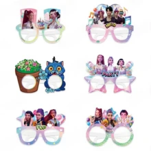Mattel 12pcs/Set Cosplay Glasses - Fun Character Costume Glasses Set, Suitable For Birthday, Anime Theme Party Supplies, Group Photo Props
