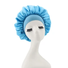 1件装女士时尚缎面睡帽，宽松系带设计 - 柔软顺滑，适合卷发和直发，透气舒适，适合日常佩戴、运动和特殊场合，舒适睡衣，面料质地光滑。 - 彩色 - 查看 25