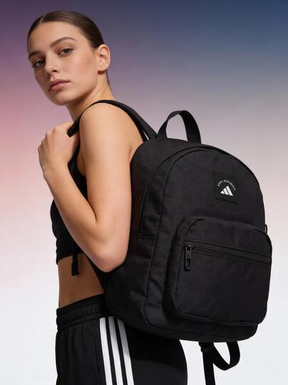 Adidas W MINI BP Backpack, Large Capacity Unisex Durable Sports Travel Commute Casual Backpack KE4018