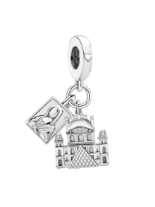 1颗925纯银埃菲尔铁塔吊坠珠，适合女士手链、手镯DIY饰品制作及日常配饰装饰。 - 串珠1 - 查看 16