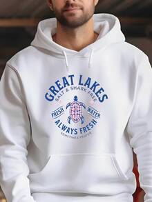 Mens Great Lakes Coffee Mug Always Fresh Sometimes Frozen Sea Turtle Salt  Shark Free Hoodie - trắng - Xem 2