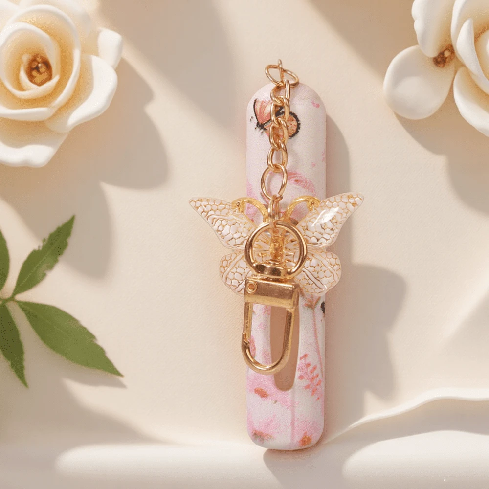 1pc 5ml Portable Mini Refillable Perfume Atomizer Keychain, Travel Size Spray Bottle Accessories For Women Girls, Mom Gifts Vacation Summer Travel Essentials-Orange Butterfly - Bướm Cam - Xem 1