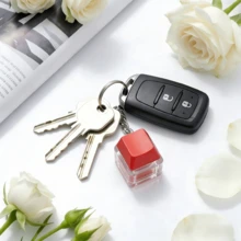 Silent Clicky Fidget Keychain Toy, Portable Stress Relief Press Keycap For Anxiety & Focus Improvement, Mini EDC Gadget For Office Desk, School Study, Ideal Gift For Tech Lovers & Gamers(Valentine's Day) - Màu sắc ngẫu nhiên - Xem 6